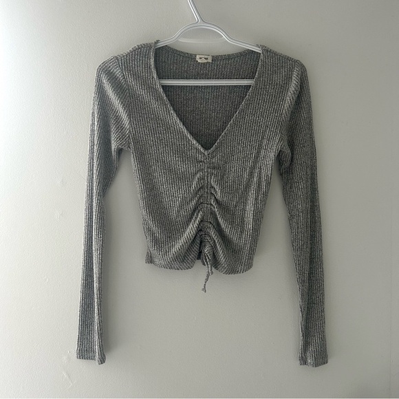 Garage Long Sleeve Tie Top XS - Picture 1 of 6